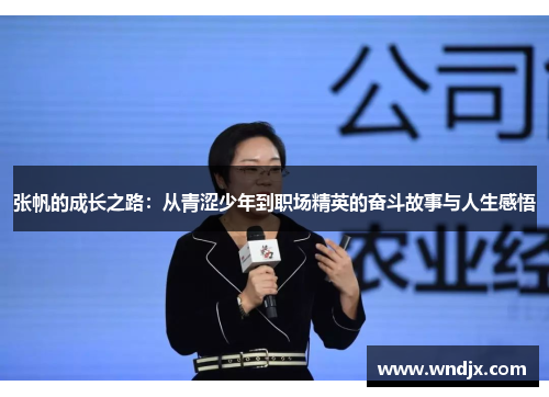 张帆的成长之路：从青涩少年到职场精英的奋斗故事与人生感悟